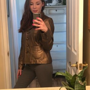 Bronze Leather Jacket